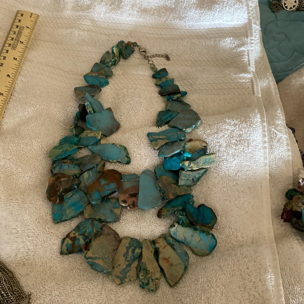 Barse two layered turquoise necklace - stunning!